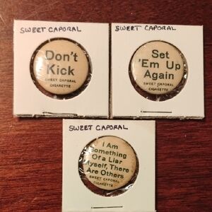 Sweet Caporal Vintage Cigarette Pins